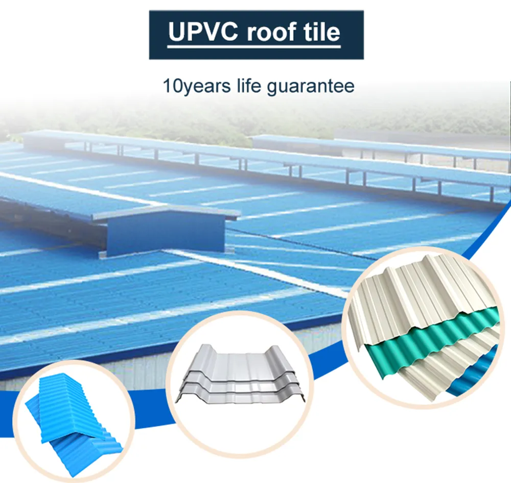 1130mm Plastic Roofing Tiles Shingles Sheet Price UPVC Roof Tile