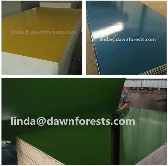 18mm PVC Coted Plastic Plywood Manufacturers