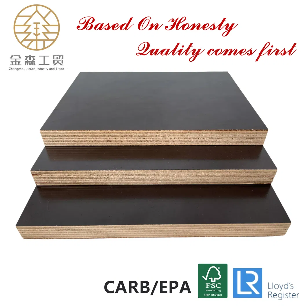 18mm Wear Resistance Material Film Faced Plywood for Construction Site