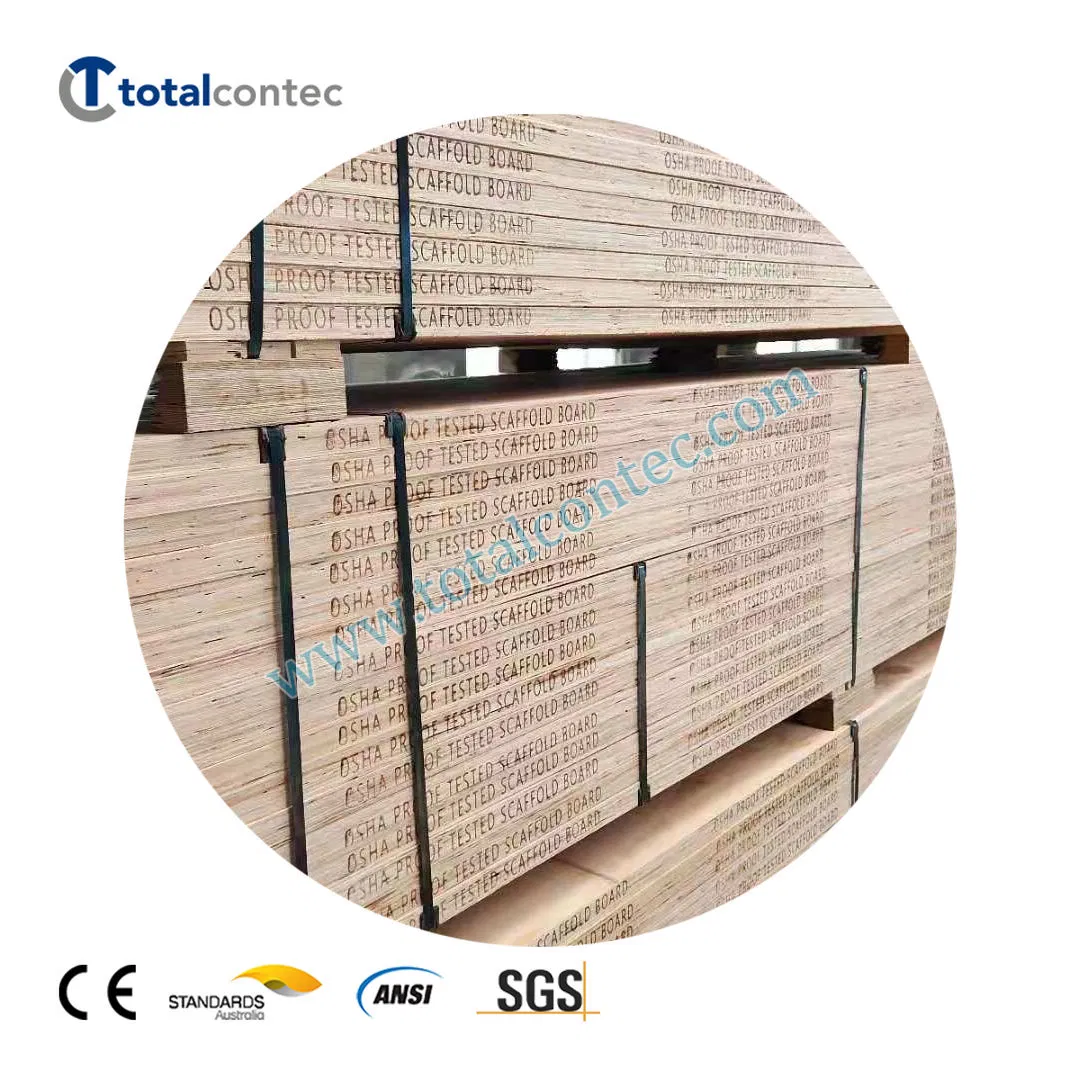 38mm Pine Wood LVL Scaffold Plank for Scaffolding