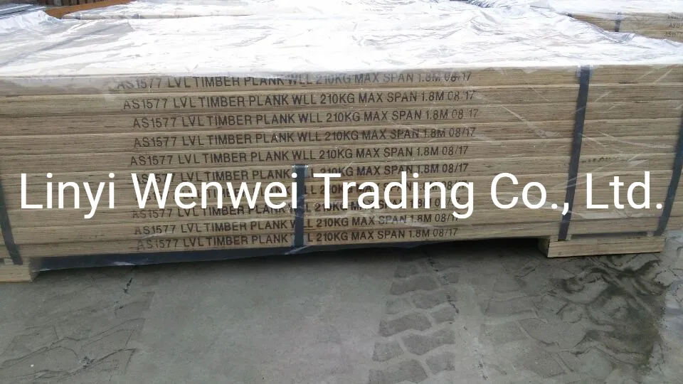 39× 230× 1200mm Structural LVL Scaffold Plank for Australia Market.