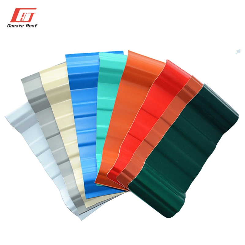 3mm Thick Plastic PVC Roof Tiles Colombia 1130 Resindencial ASA PVC Roof Tile