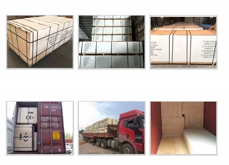 4X8 Veneer Pine & Okoume Commercial Plywood From China Manufacturer