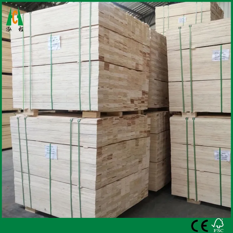 Aagrade Poplar Plywood LVL Used for Door Frame or Bed Board