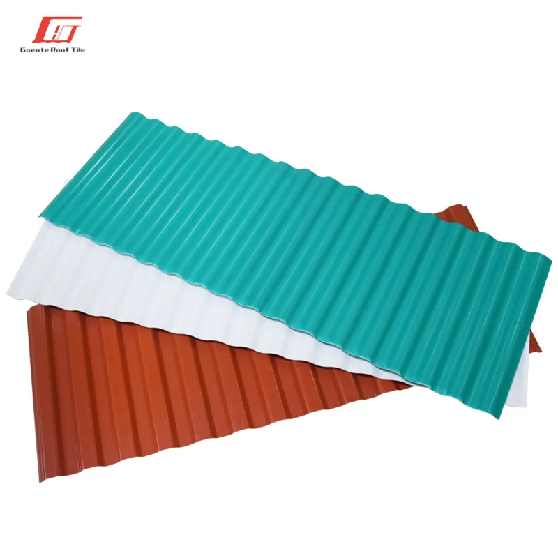 Accessories Plastic Roofing Corrugated UPVC Roofing Tile for Warehouse