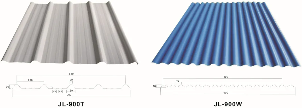 Anti-Corrosion Fireproof Plastic Corrugated Apvc Roofing Sheet