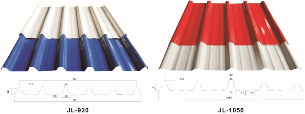 Anti-Corrosion Fireproof Plastic Corrugated Apvc Roofing Sheet