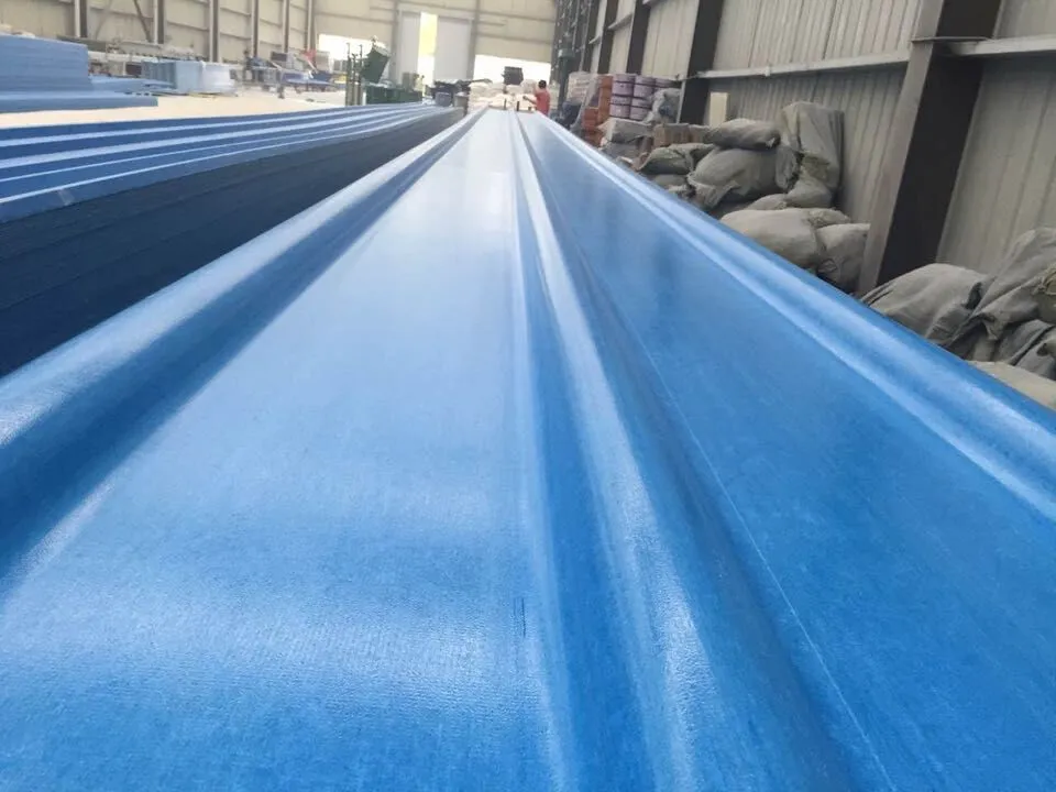 Anti-Corrosion PVC Trapezoidal Corrugated PVC Roof Sheet 900-1130mm