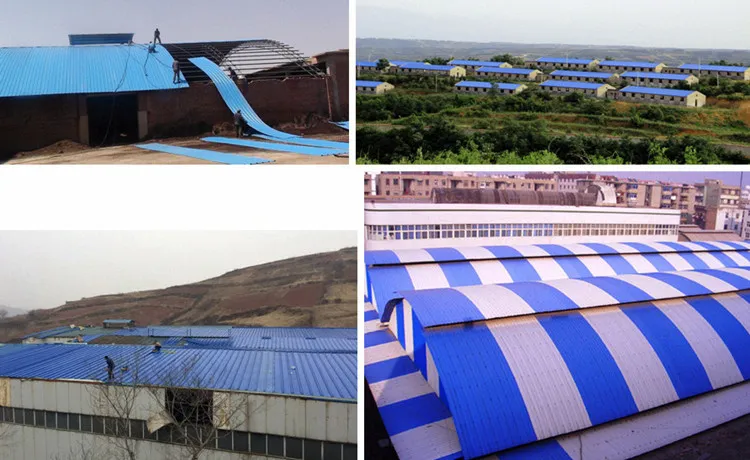 Anti-Corrosion PVC Trapezoidal Corrugated PVC Roof Sheet 900-1130mm