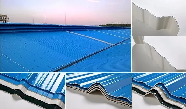 Cheap Insulated PVC Roofing Sheets Polycarbonate Plastic Shingles Material Ridge Tiles for Roof Panels