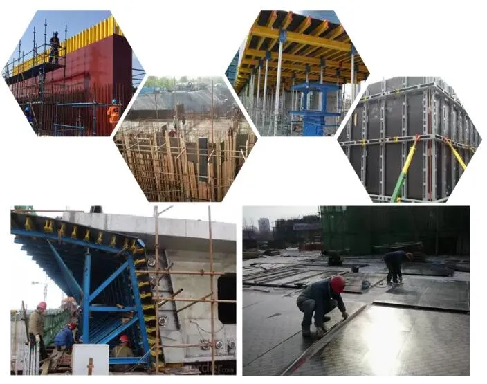 China Bamboo Film Faced Plywood for Formwork