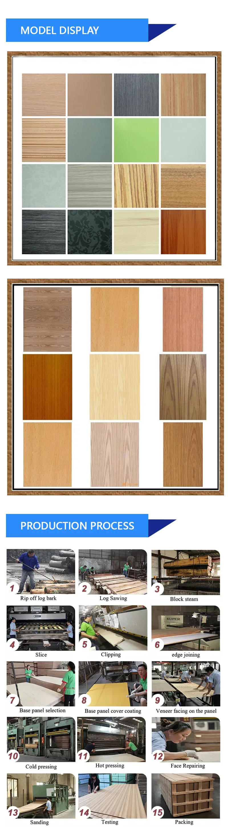 Chinese Suppliers Ash Plywood Veneer Fancy Plywood for Furniture