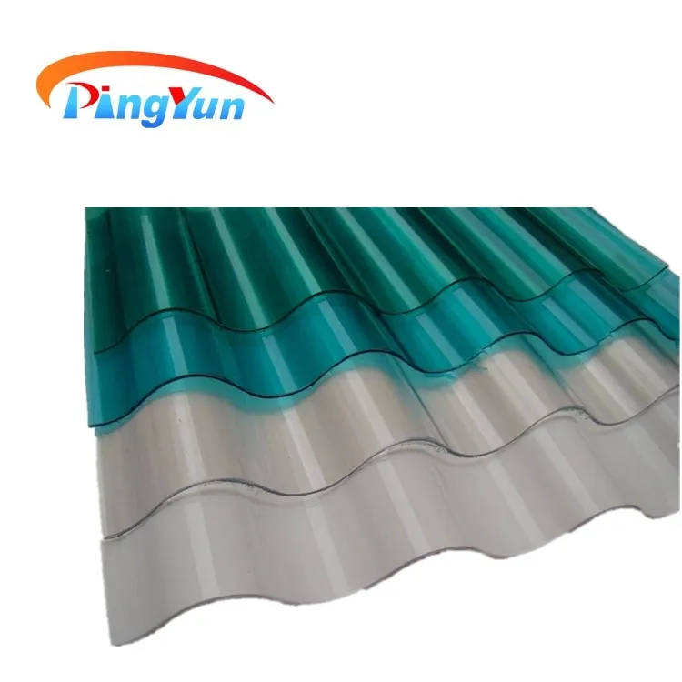 Color Stable Lightweight PVC Plastic Roof Tile