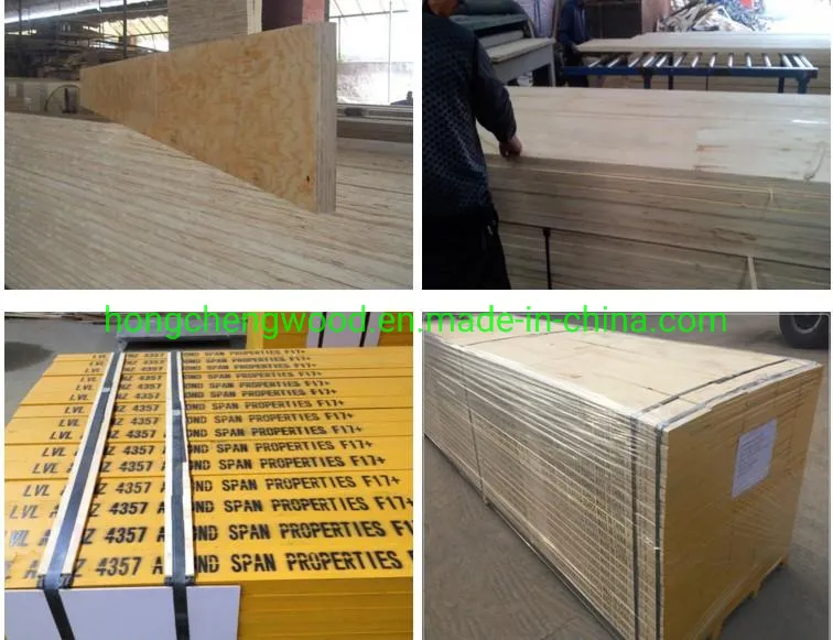 F8 Grade Radiata Pine Scaffold LVL Board for Buliding Constrction