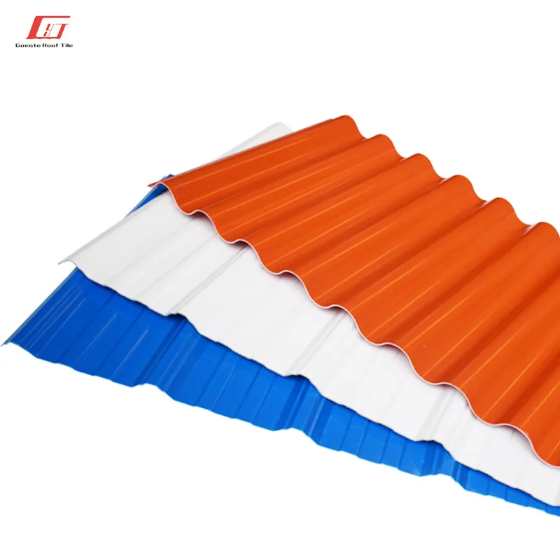 Heat Resistant Flexible 1130 2.0mm Corrugated PVC Plastic Roofing Tile