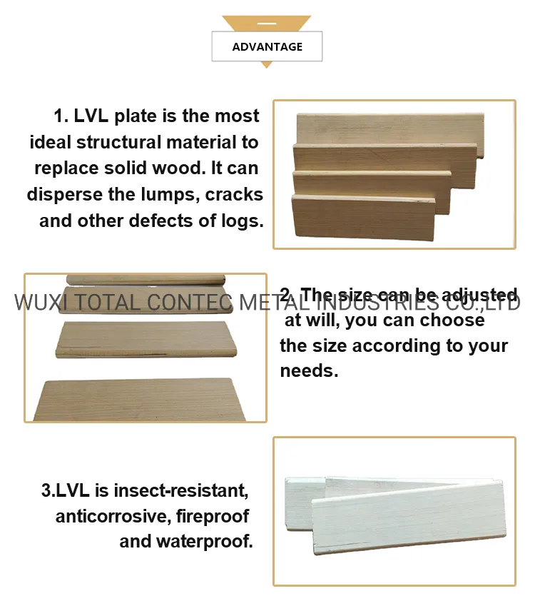 High Quality 12′x9.25′′x1.5′′ LVL Scaffold Board