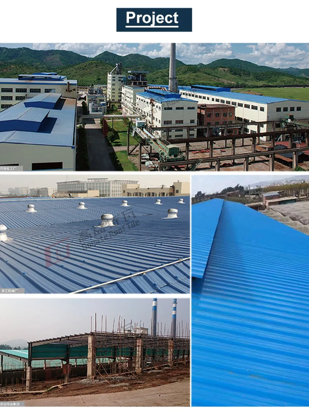 High Strength Anti-Corrosion Roofing Sheet PVC Plastic Roof Tile in China