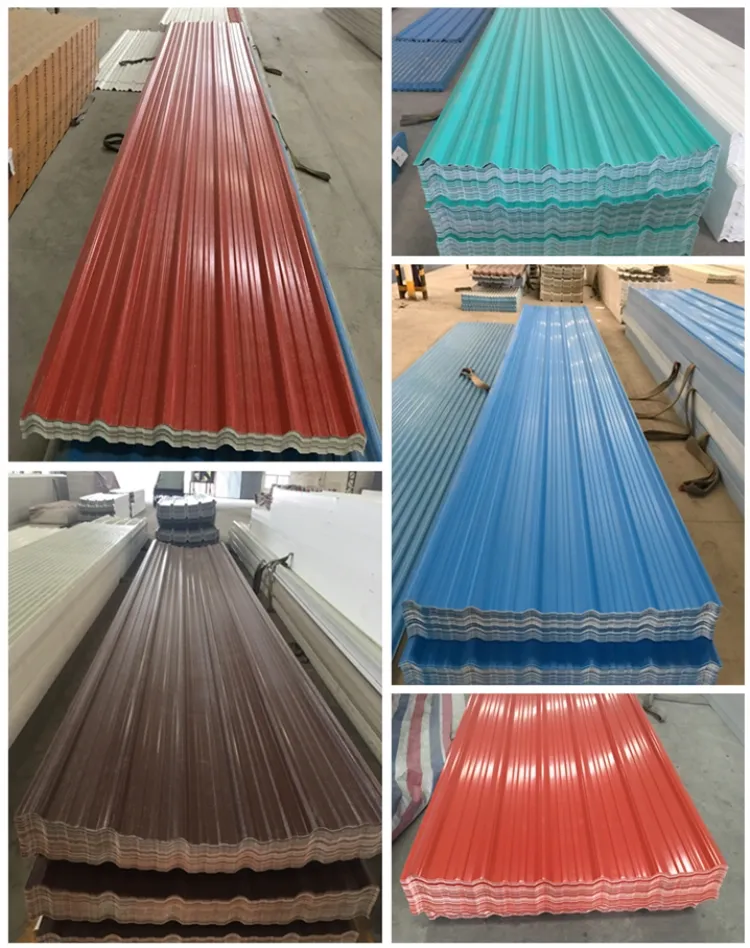 Jinan Pingyun 1130 mm Good Waterproof UPVC Roofing Sheets for Temporary Housing