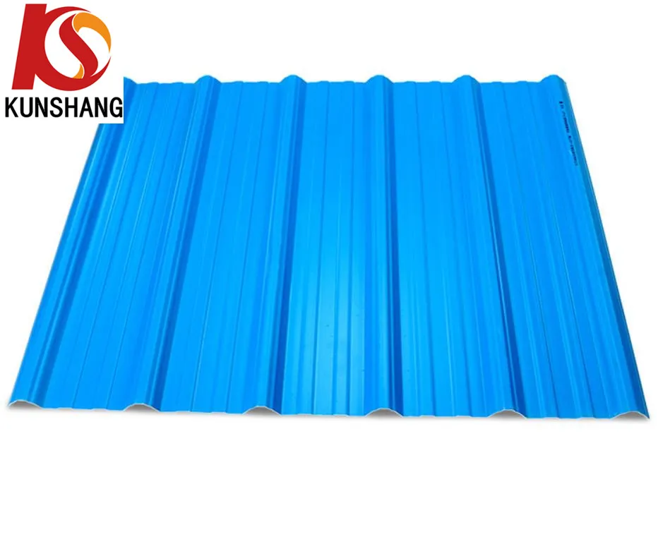 Kunshang UPVC Fireproof Corrugated Roofing/Roof Material