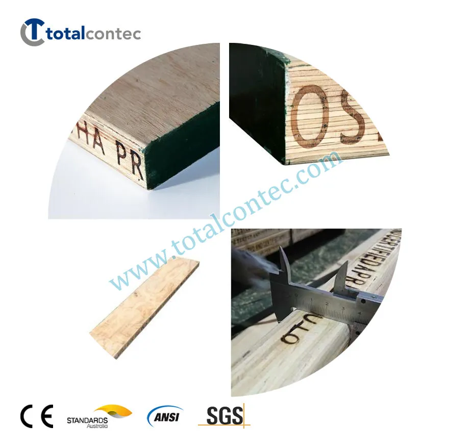 Osha Pine LVL Scaffolding Wood Plank for Construction Use