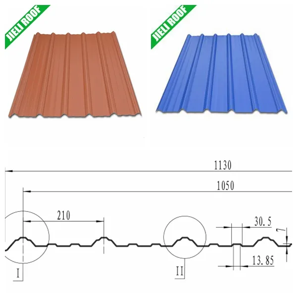 UV Protection Corrugated UPVC Plastic Roofing Sheet